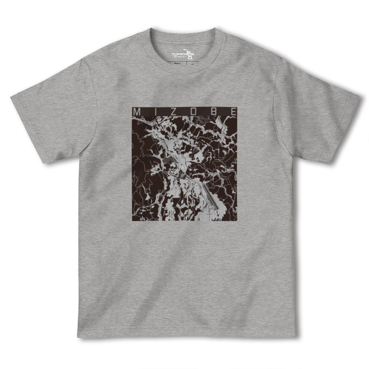 【溝辺(鹿児島県)】地図柄ヘビーウェイトTシャツ