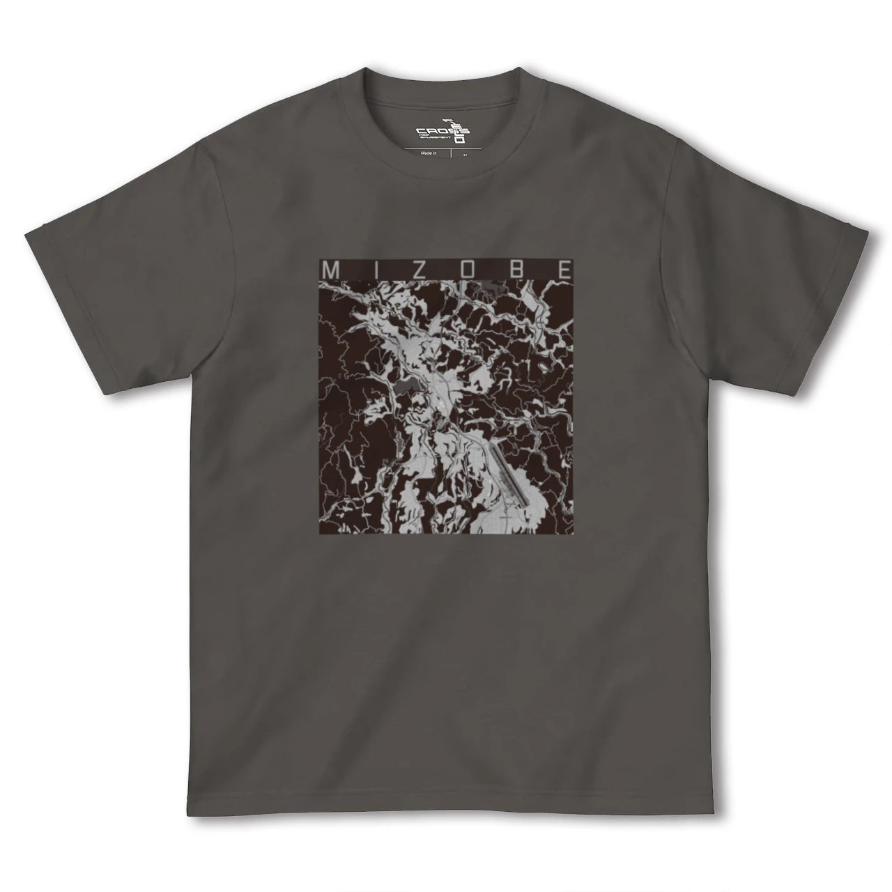 【溝辺(鹿児島県)】地図柄ヘビーウェイトTシャツ
