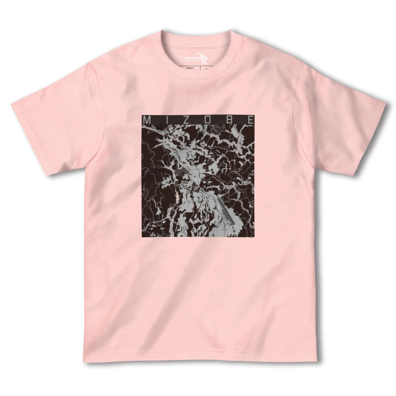 【溝辺(鹿児島県)】地図柄ヘビーウェイトTシャツ