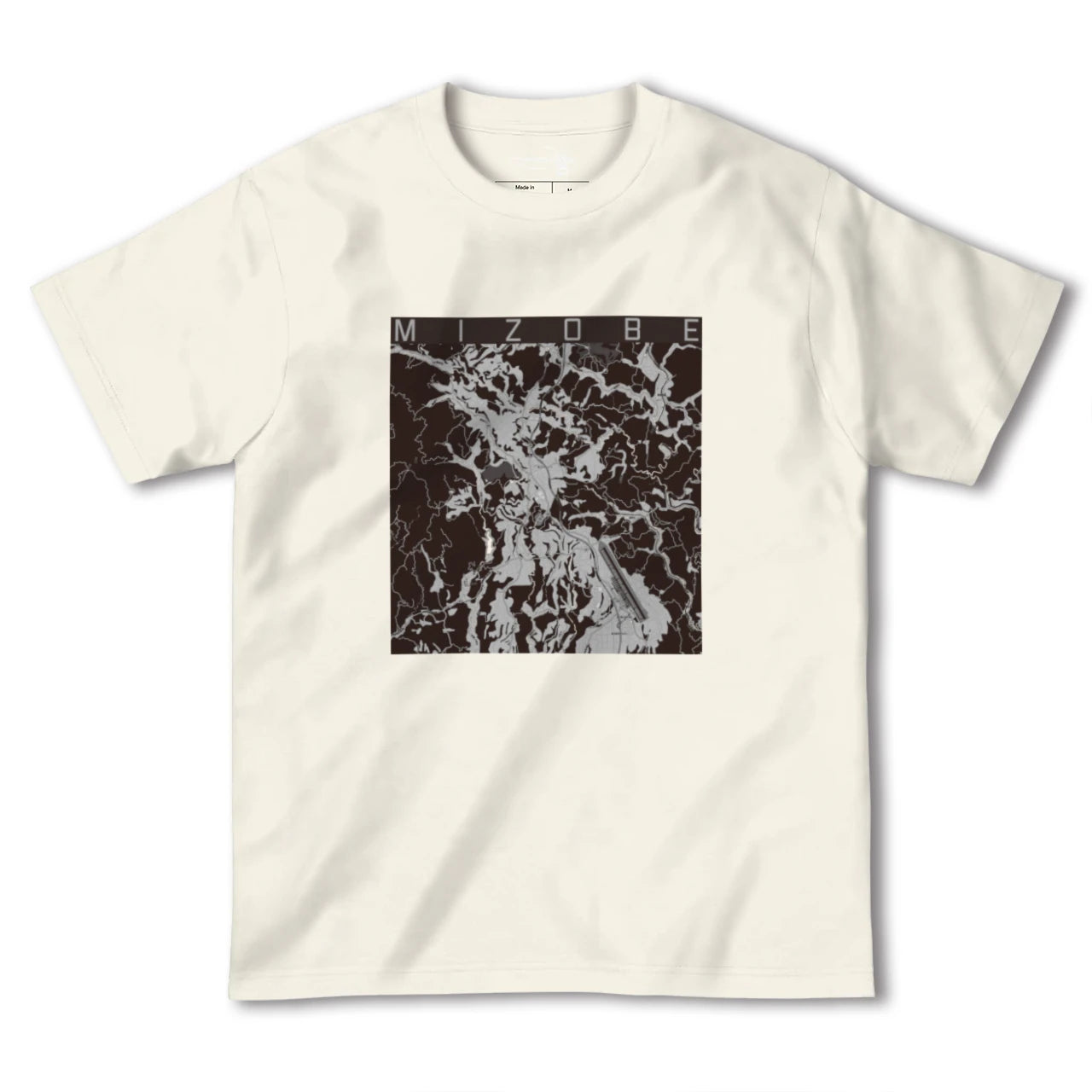【溝辺(鹿児島県)】地図柄ヘビーウェイトTシャツ