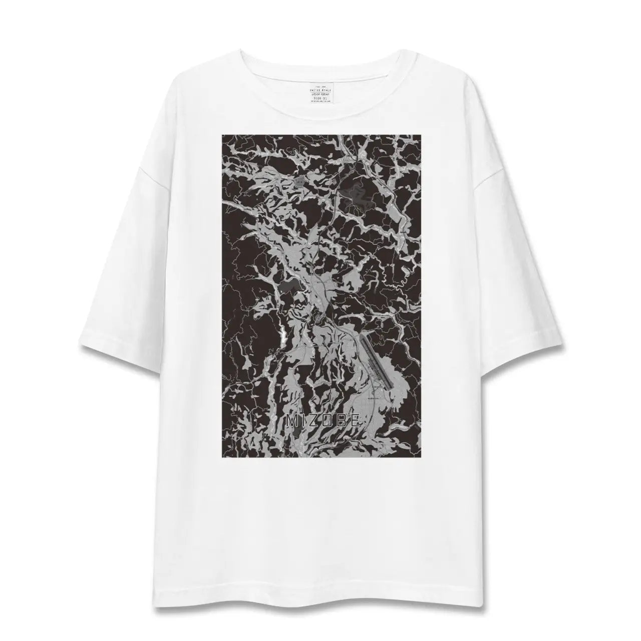 【溝辺(鹿児島県)】地図柄ビッグシルエットTシャツ
