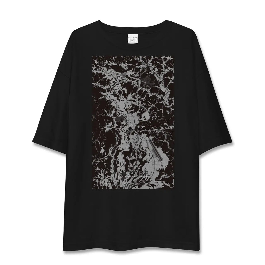 【溝辺(鹿児島県)】地図柄ビッグシルエットTシャツ