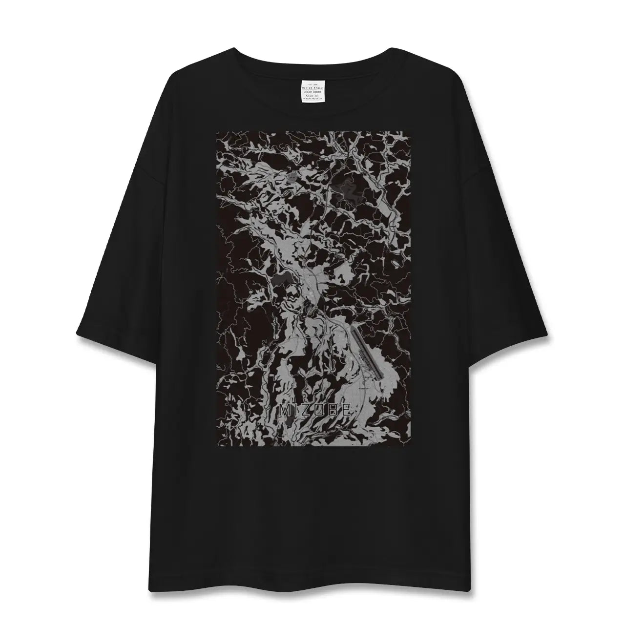 【溝辺(鹿児島県)】地図柄ビッグシルエットTシャツ