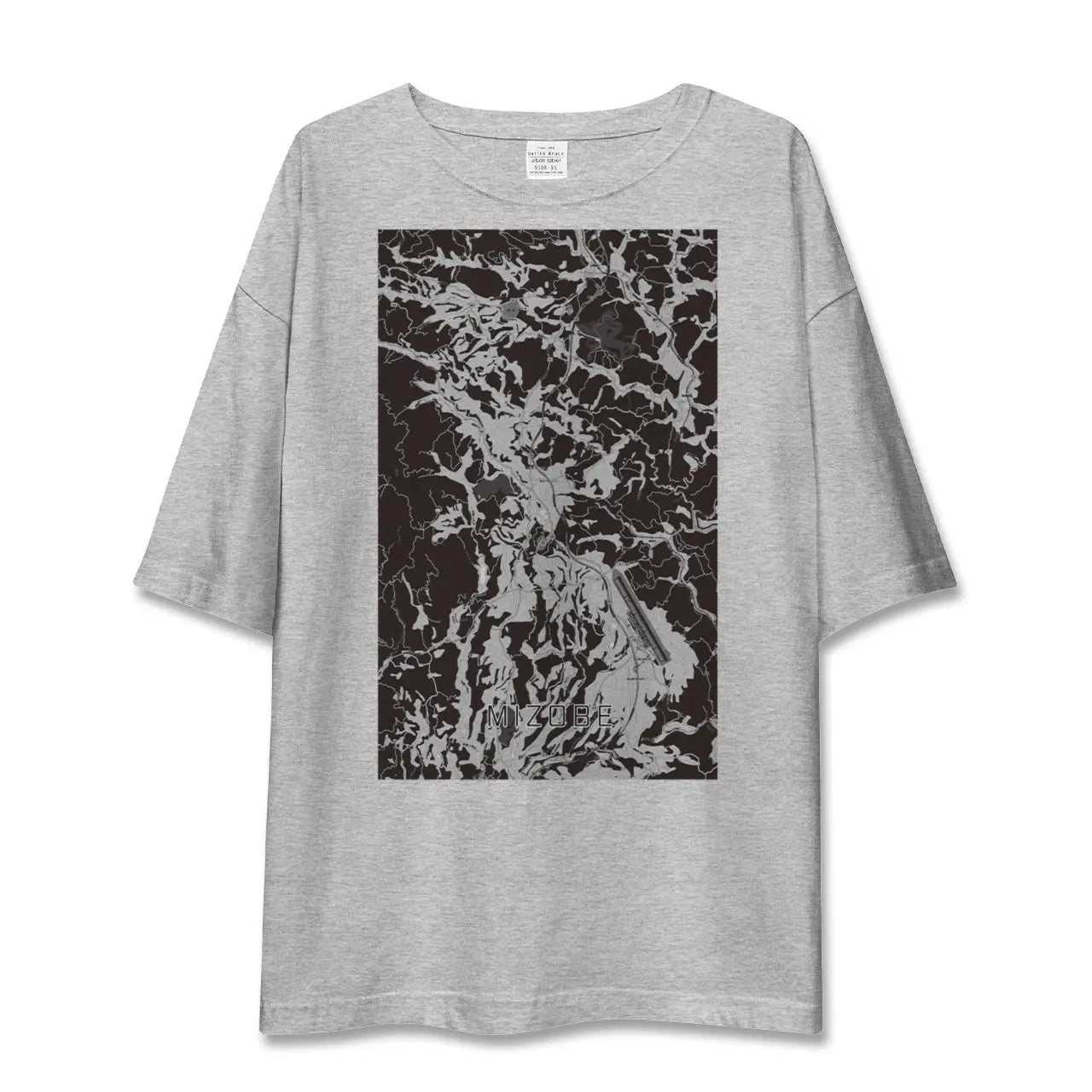 【溝辺(鹿児島県)】地図柄ビッグシルエットTシャツ