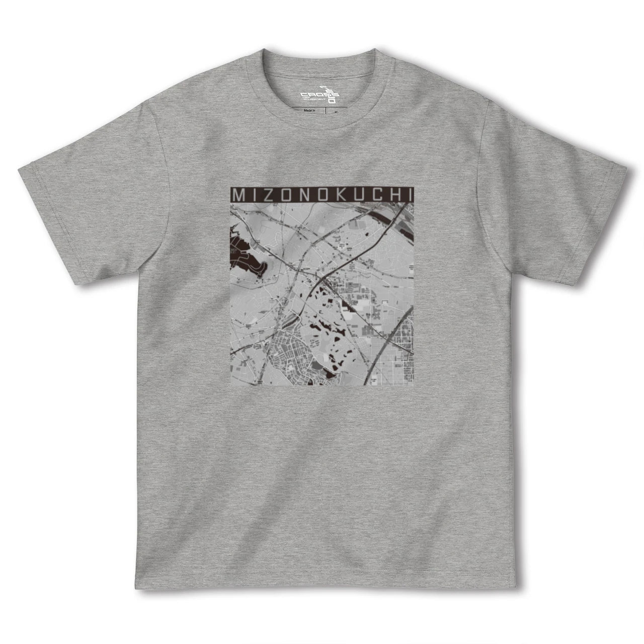 【溝の口(神奈川県)】地図柄ヘビーウェイトTシャツ