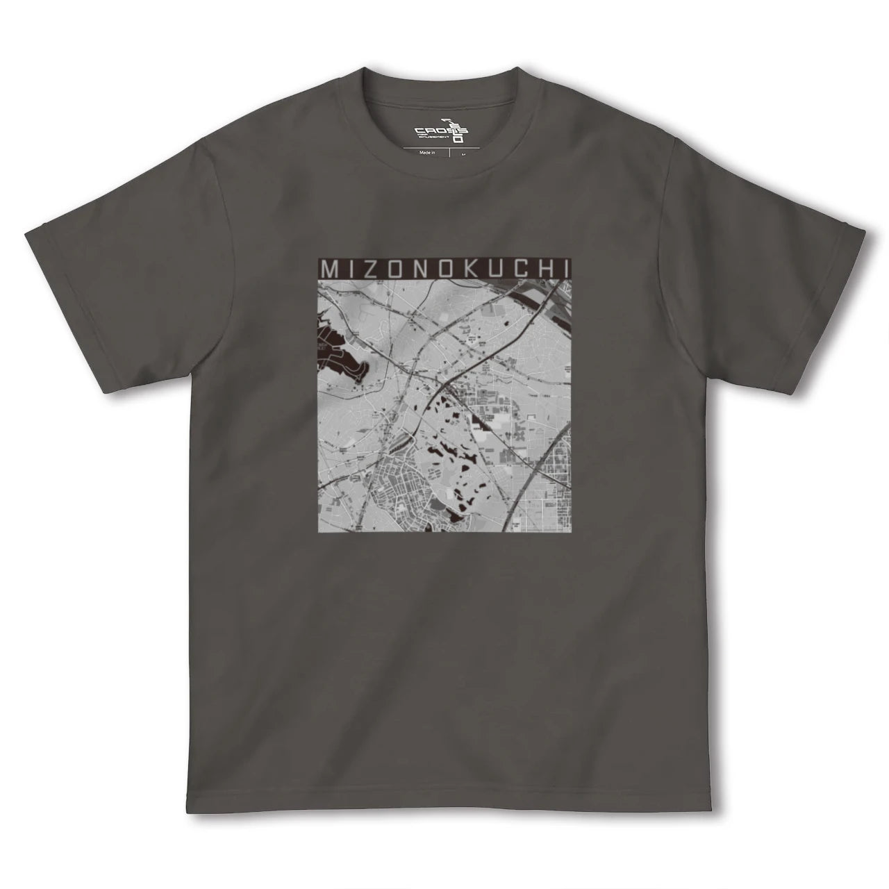 【溝の口(神奈川県)】地図柄ヘビーウェイトTシャツ