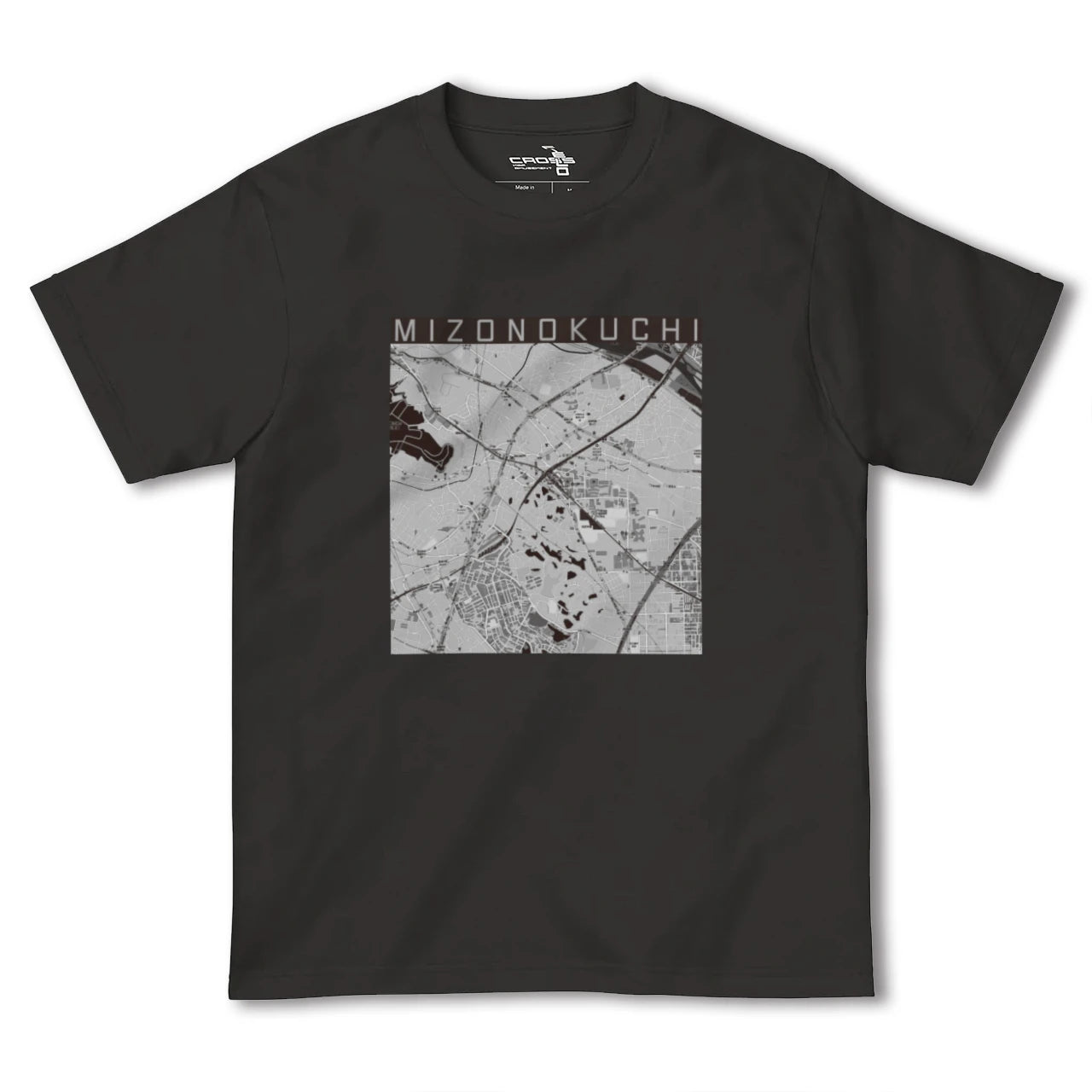 【溝の口(神奈川県)】地図柄ヘビーウェイトTシャツ