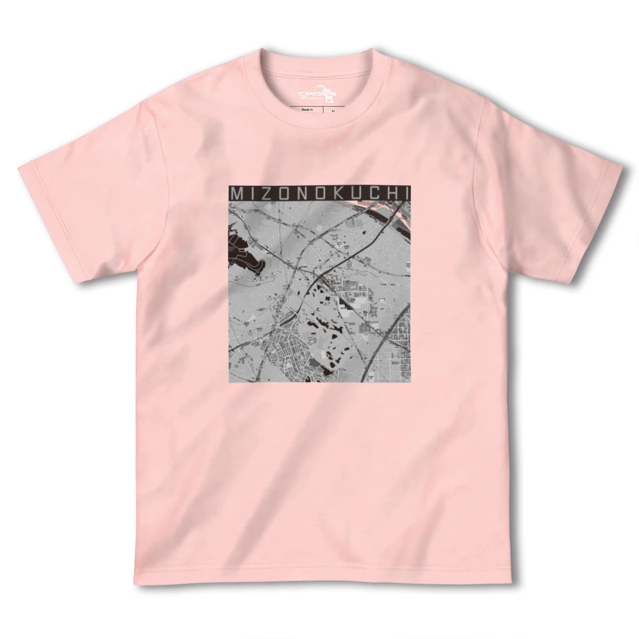 【溝の口(神奈川県)】地図柄ヘビーウェイトTシャツ