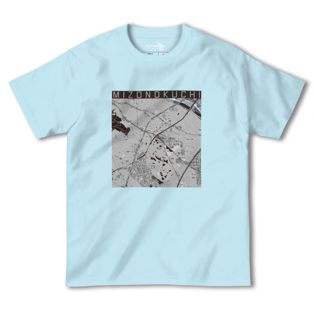 【溝の口(神奈川県)】地図柄ヘビーウェイトTシャツ