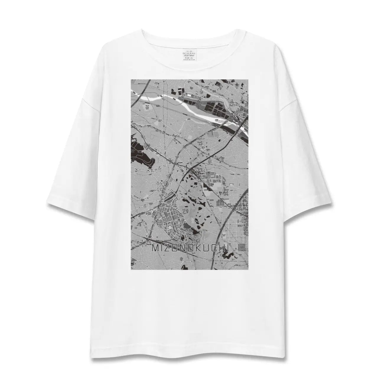 【溝の口(神奈川県)】地図柄ビッグシルエットTシャツ