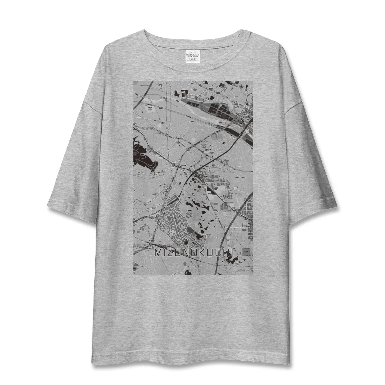 【溝の口(神奈川県)】地図柄ビッグシルエットTシャツ