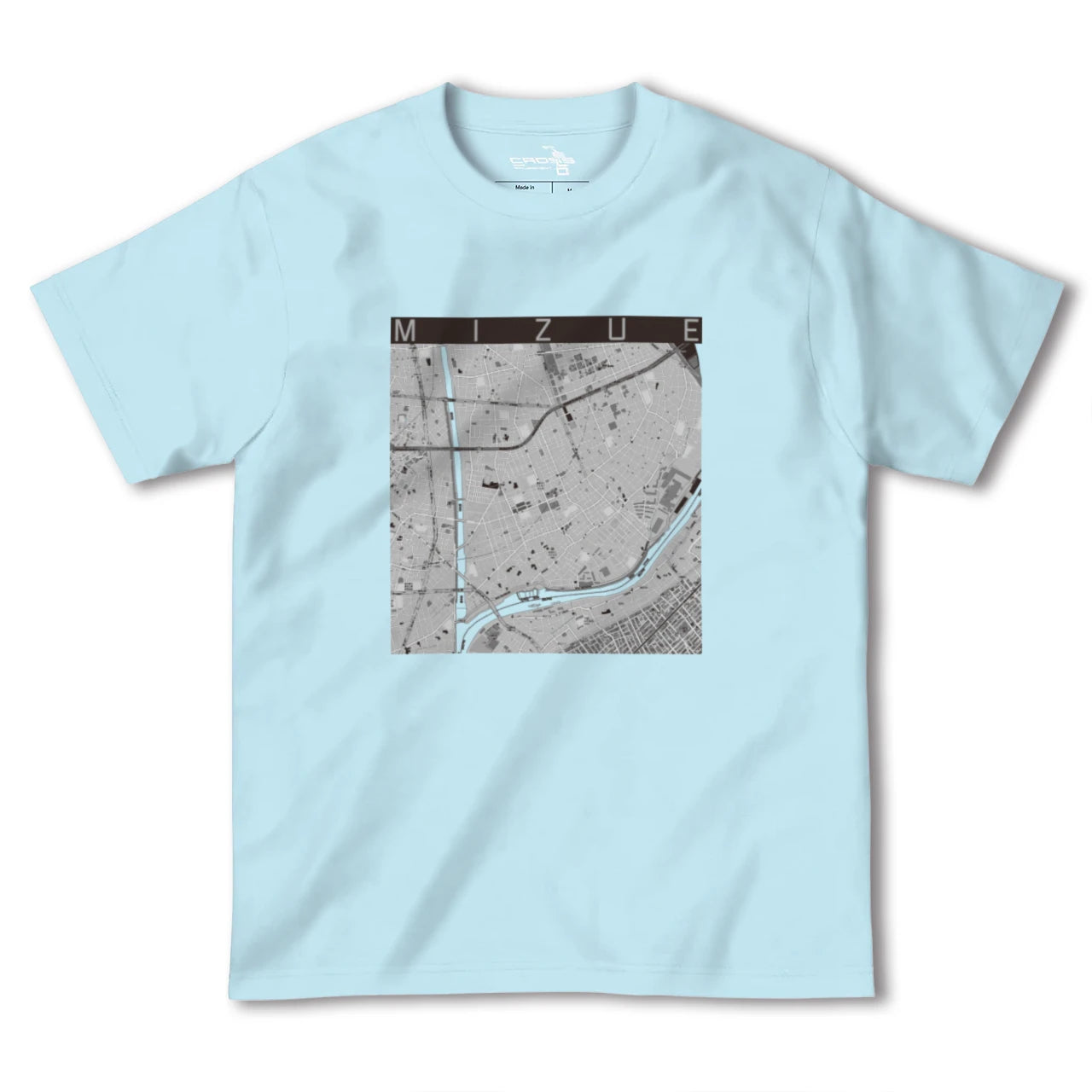 【瑞江(東京都)】地図柄ヘビーウェイトTシャツ