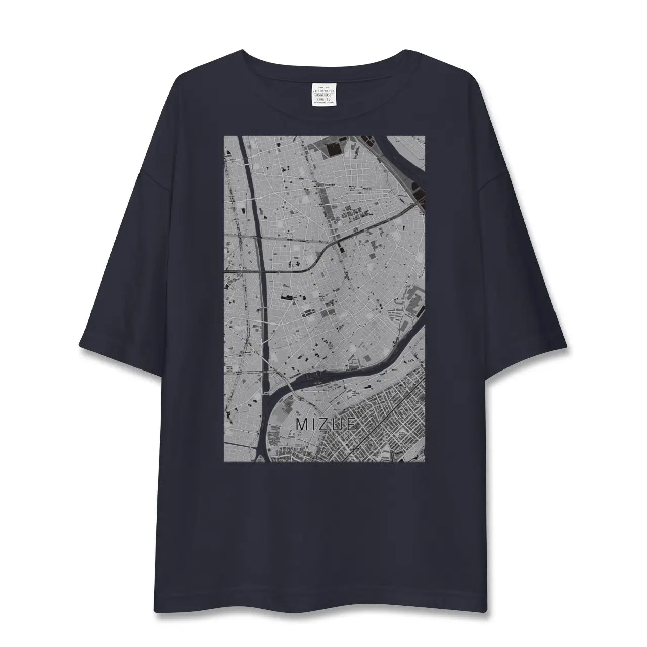 【瑞江(東京都)】地図柄ビッグシルエットTシャツ