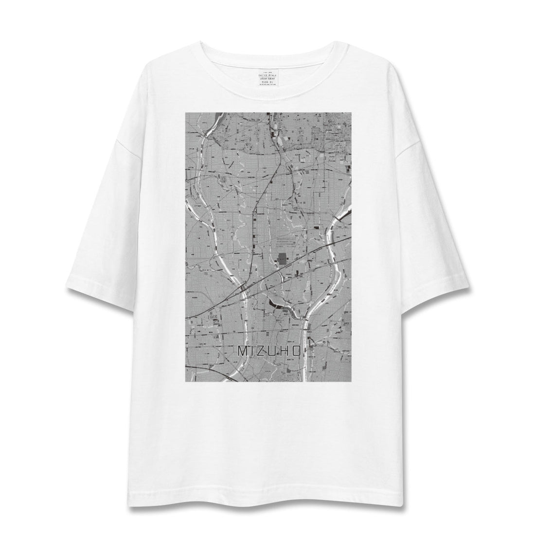 【瑞穂(岐阜県)】地図柄ビッグシルエットTシャツ