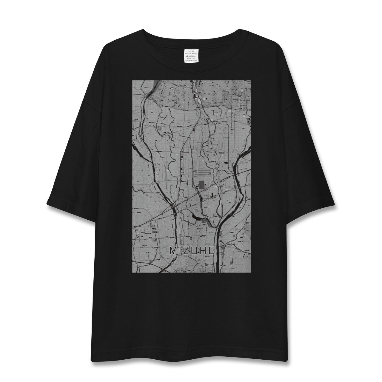 【瑞穂(岐阜県)】地図柄ビッグシルエットTシャツ