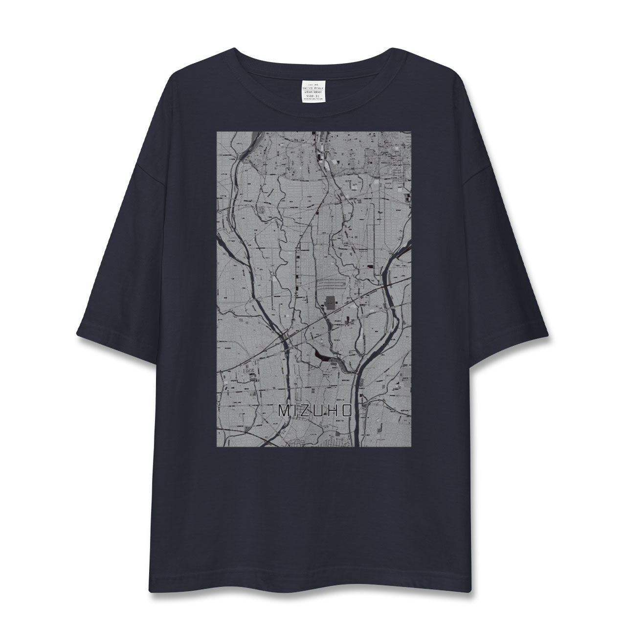 【瑞穂(岐阜県)】地図柄ビッグシルエットTシャツ