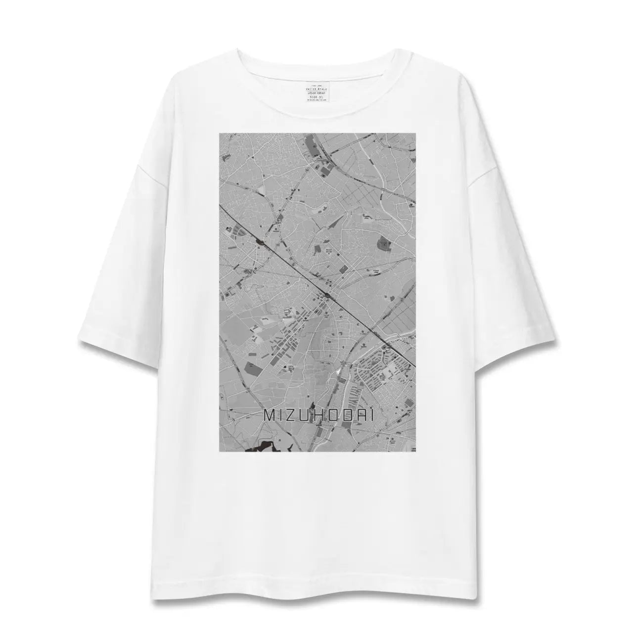【みずほ台(埼玉県)】地図柄ビッグシルエットTシャツ