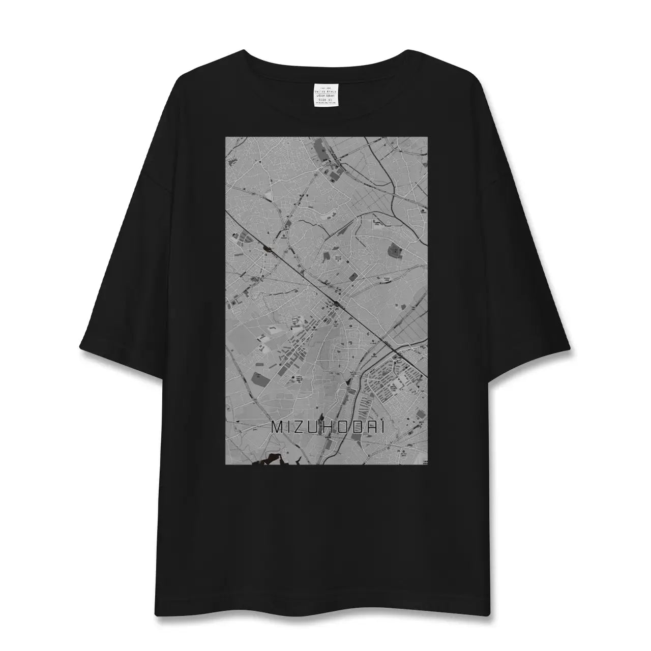【みずほ台(埼玉県)】地図柄ビッグシルエットTシャツ
