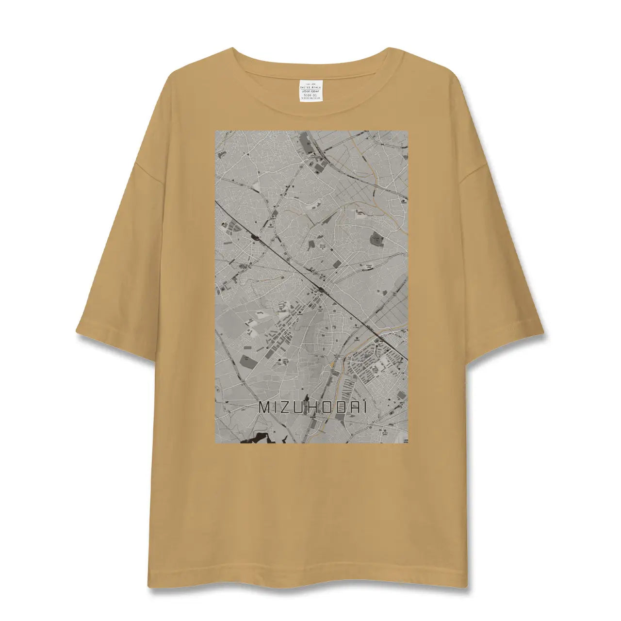 【みずほ台(埼玉県)】地図柄ビッグシルエットTシャツ