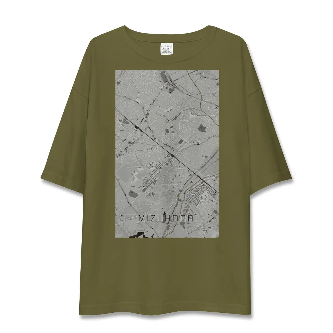 【みずほ台(埼玉県)】地図柄ビッグシルエットTシャツ