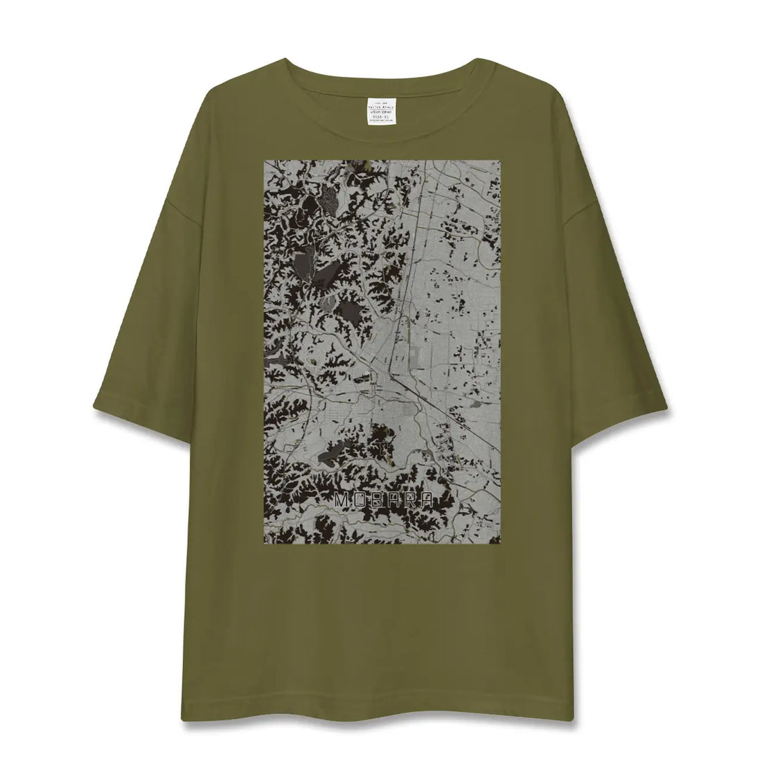 【茂原(千葉県)】地図柄ビッグシルエットTシャツ