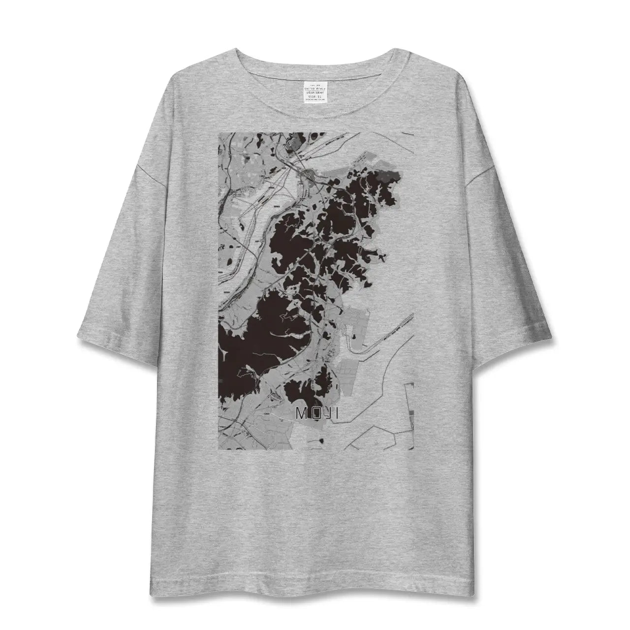 【門司(福岡県)】地図柄ビッグシルエットTシャツ