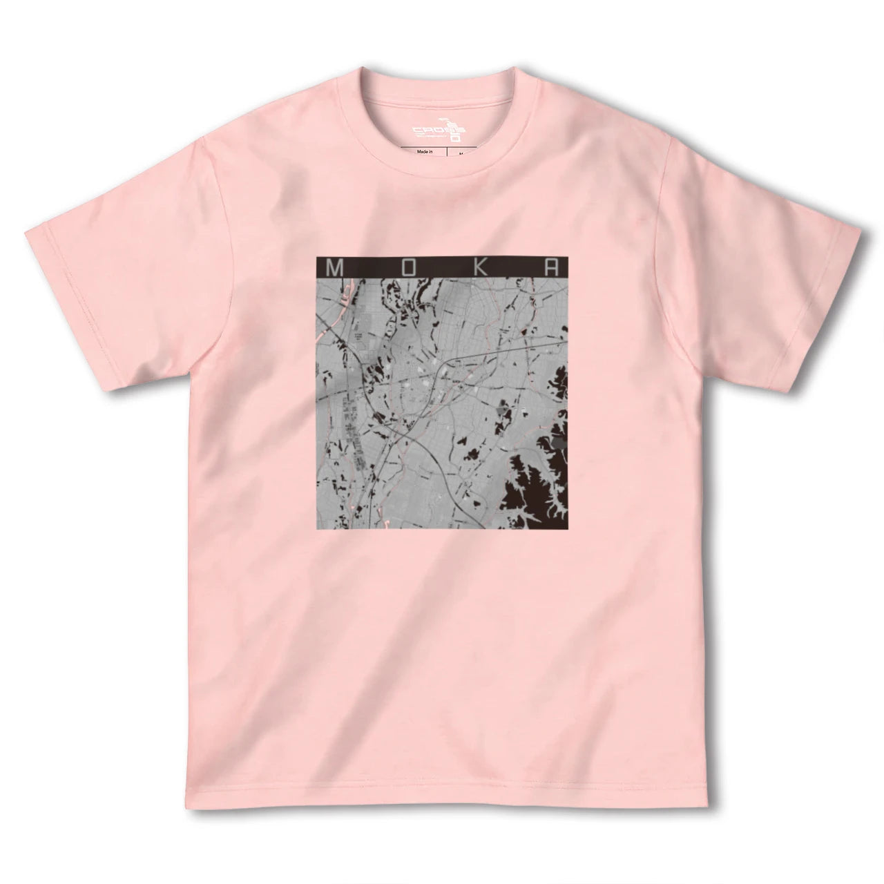 【真岡(栃木県)】地図柄ヘビーウェイトTシャツ