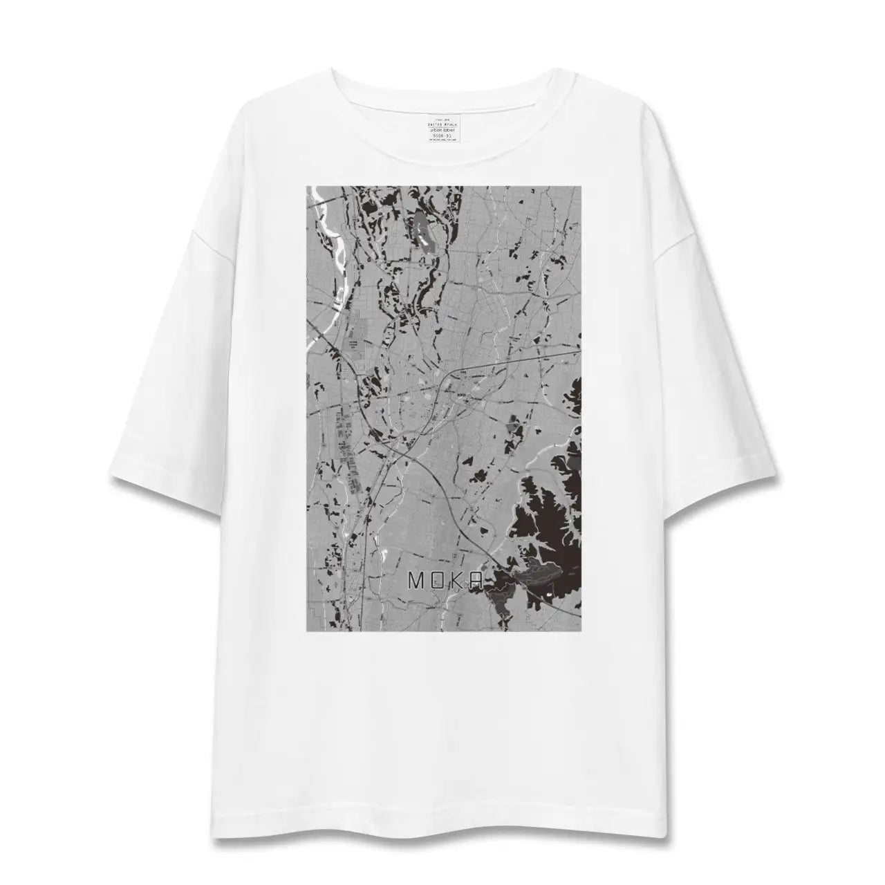 【真岡(栃木県)】地図柄ビッグシルエットTシャツ
