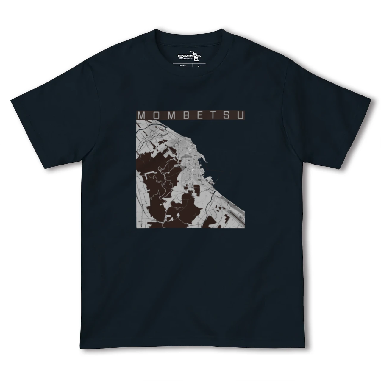 【紋別(北海道)】地図柄ヘビーウェイトTシャツ