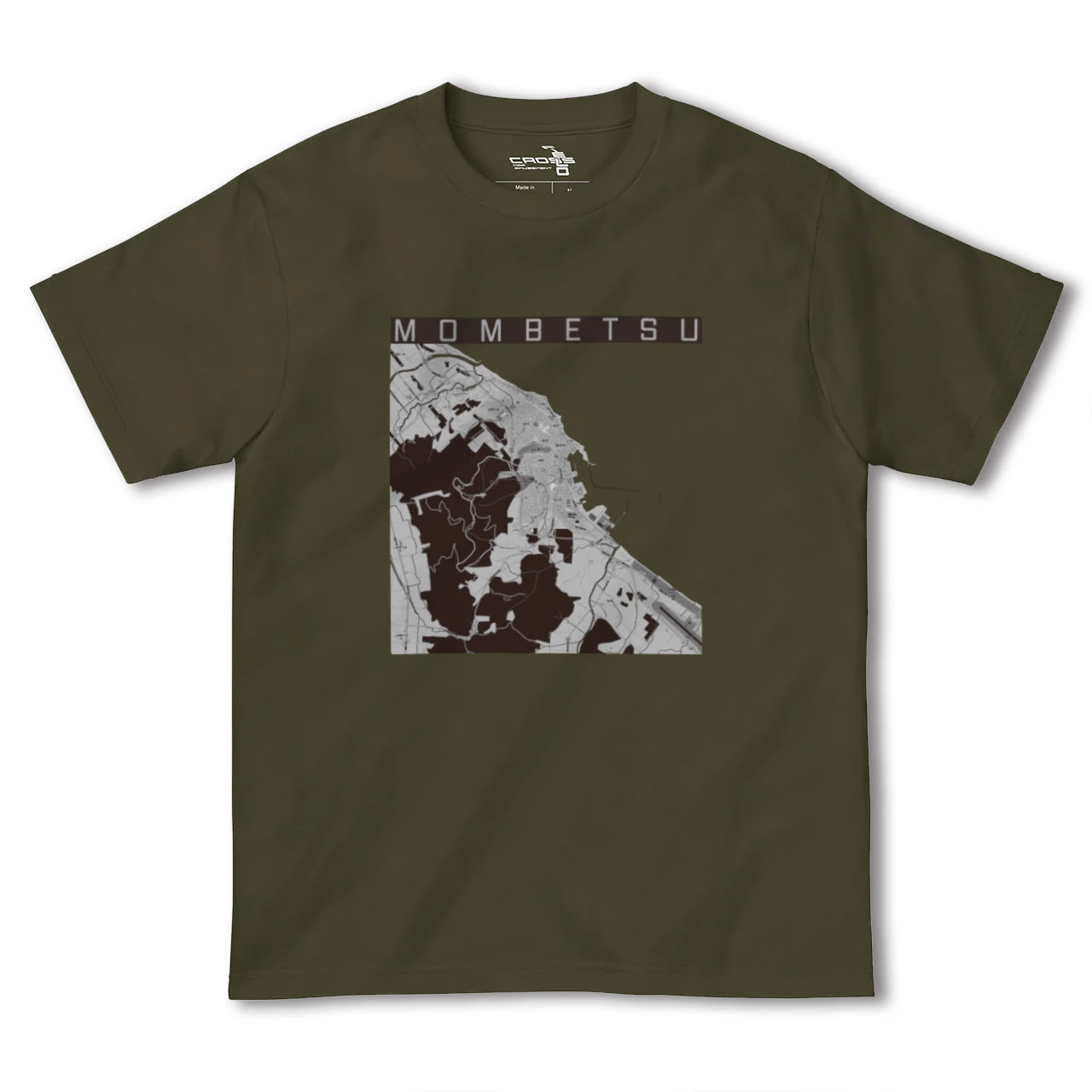【紋別(北海道)】地図柄ヘビーウェイトTシャツ