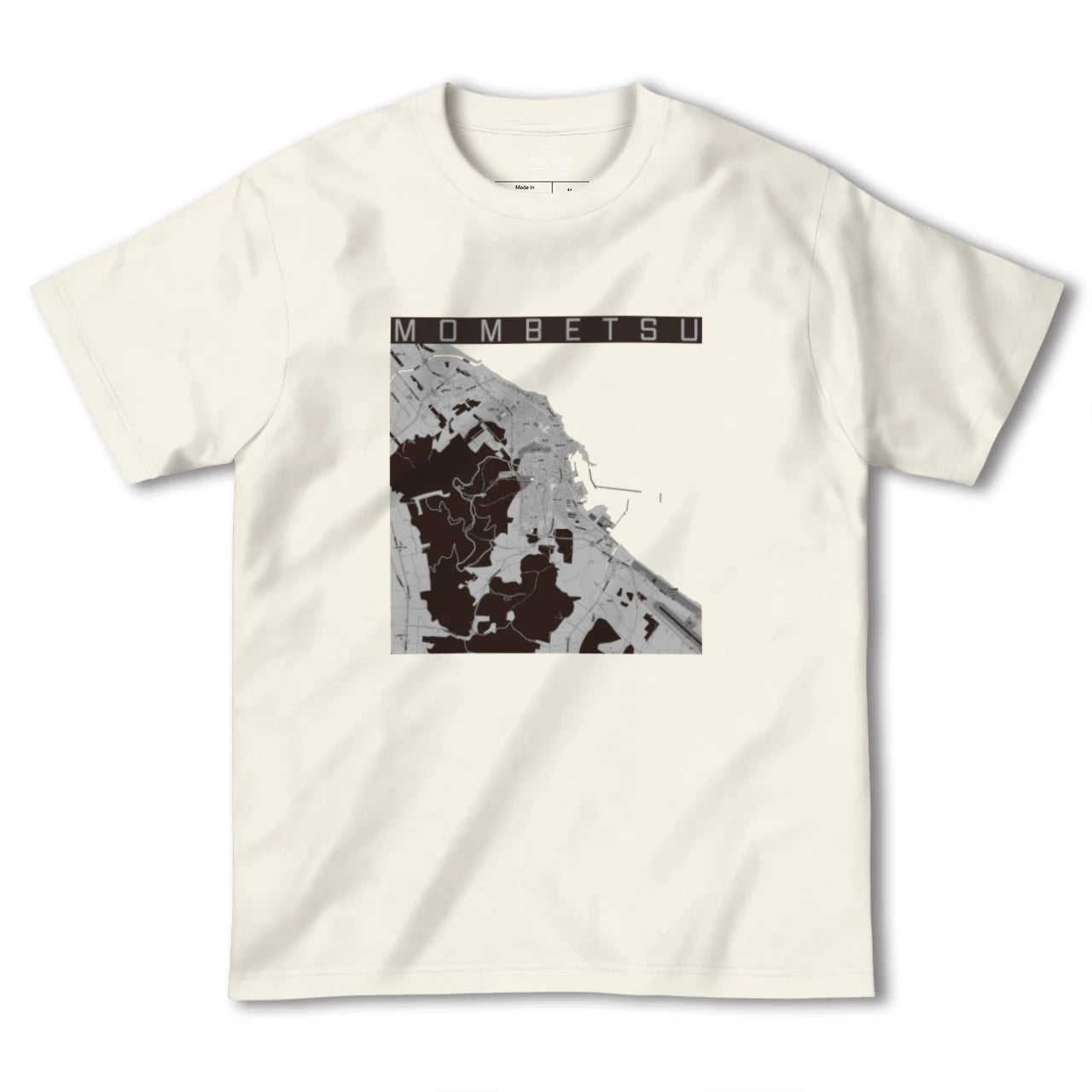 【紋別(北海道)】地図柄ヘビーウェイトTシャツ