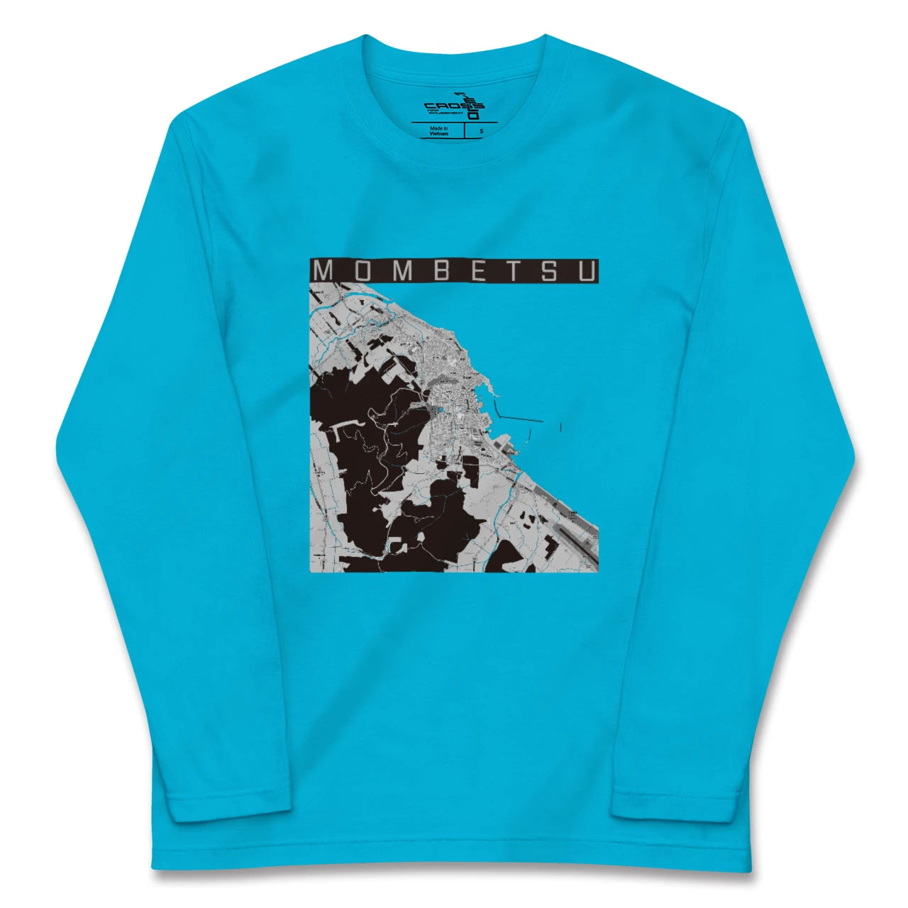 【紋別(北海道)】地図柄ロングスリーブTシャツ