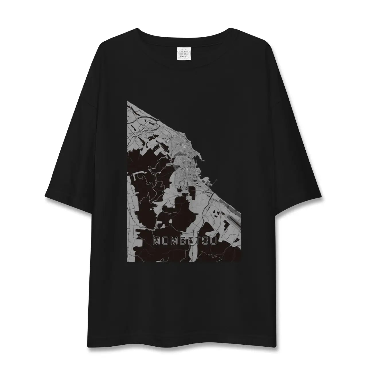 【紋別(北海道)】地図柄ビッグシルエットTシャツ