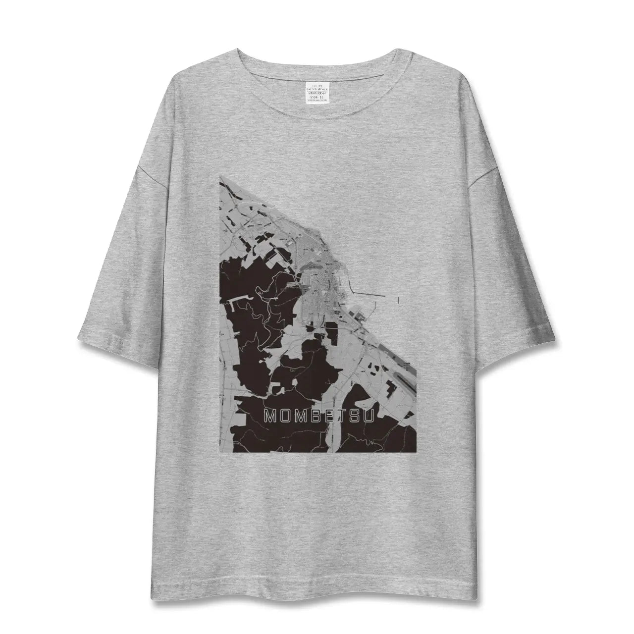 【紋別(北海道)】地図柄ビッグシルエットTシャツ