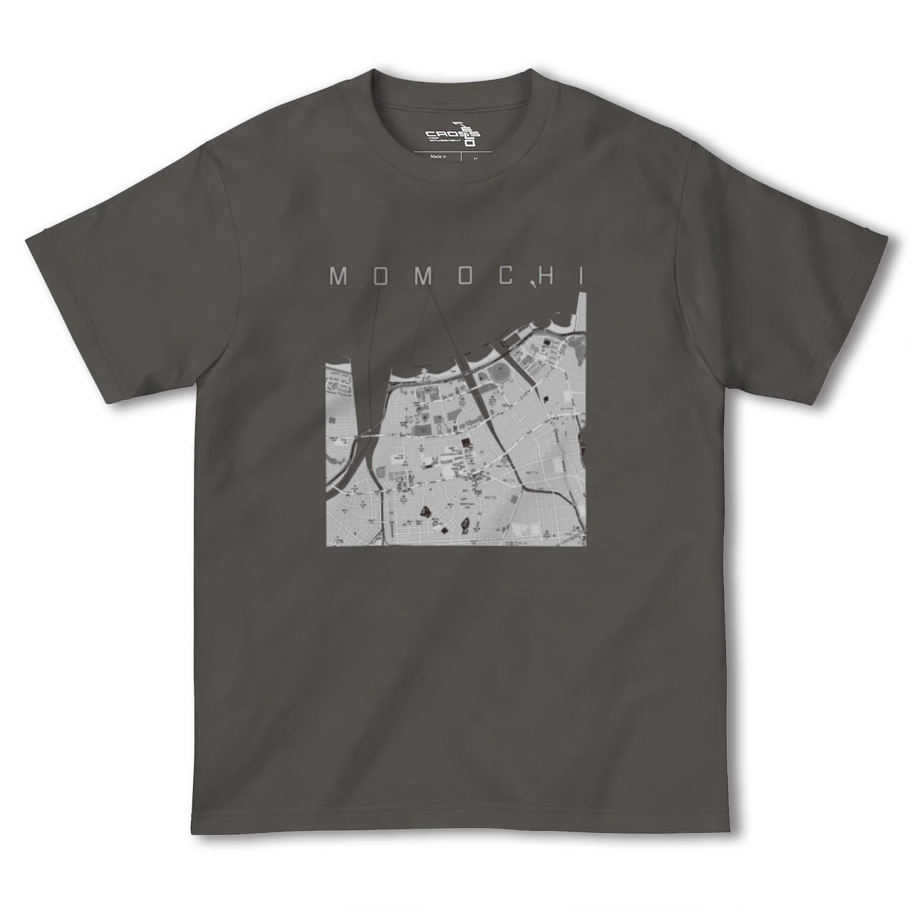 【百道(福岡県)】地図柄ヘビーウェイトTシャツ