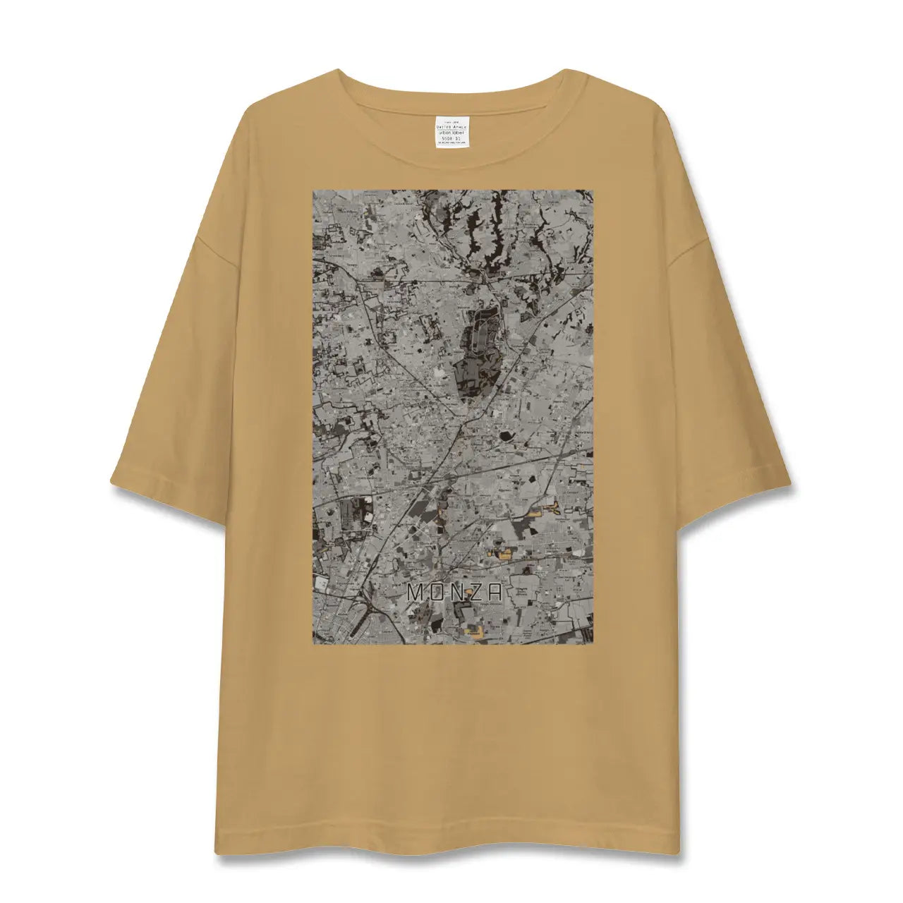 【モンツァ(イタリア)】地図柄ビッグシルエットTシャツ