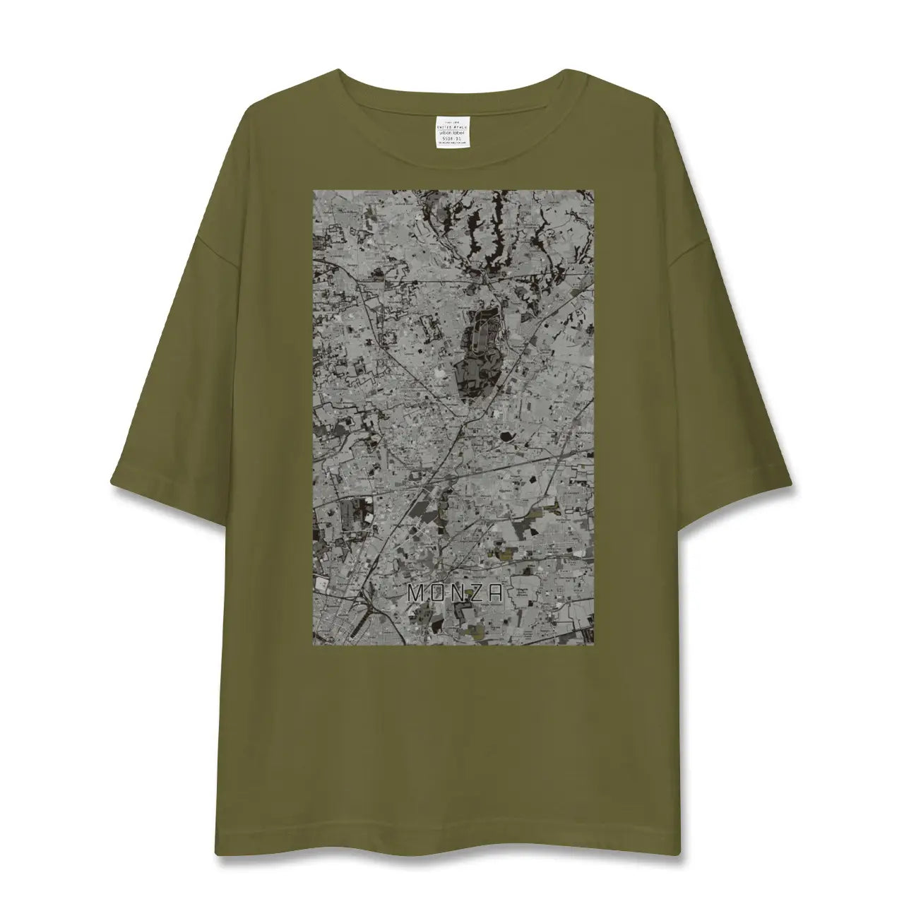 【モンツァ(イタリア)】地図柄ビッグシルエットTシャツ
