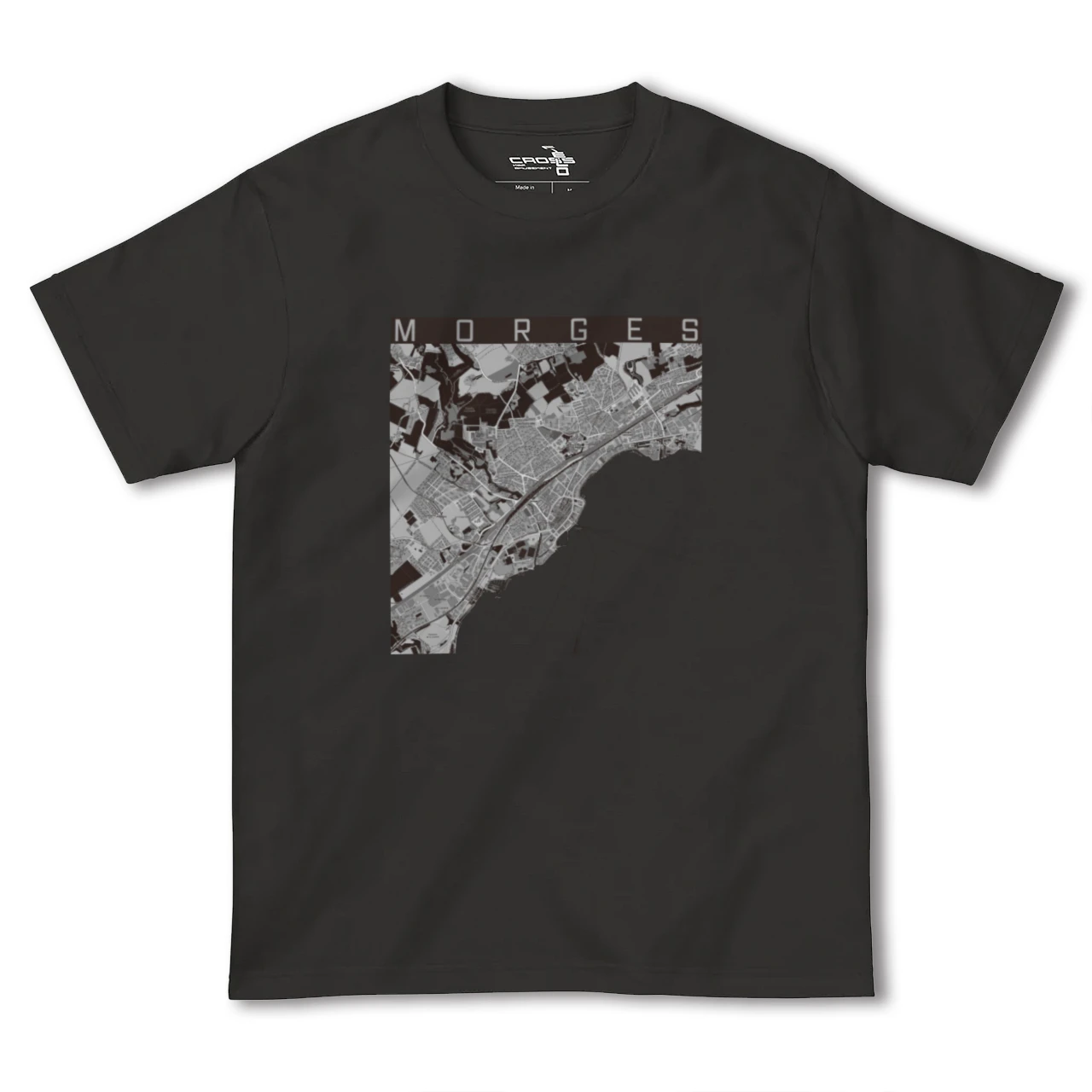 【モルジュ(スイス)】地図柄ヘビーウェイトTシャツ