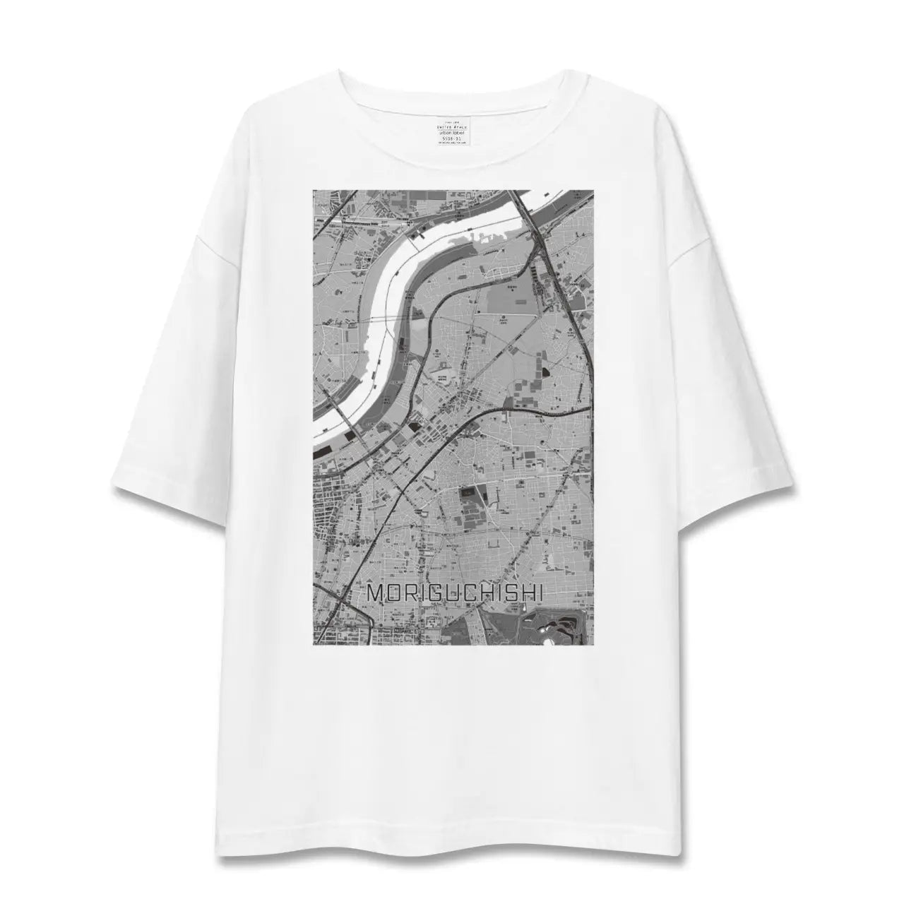【守口市(大阪府)】地図柄ビッグシルエットTシャツ