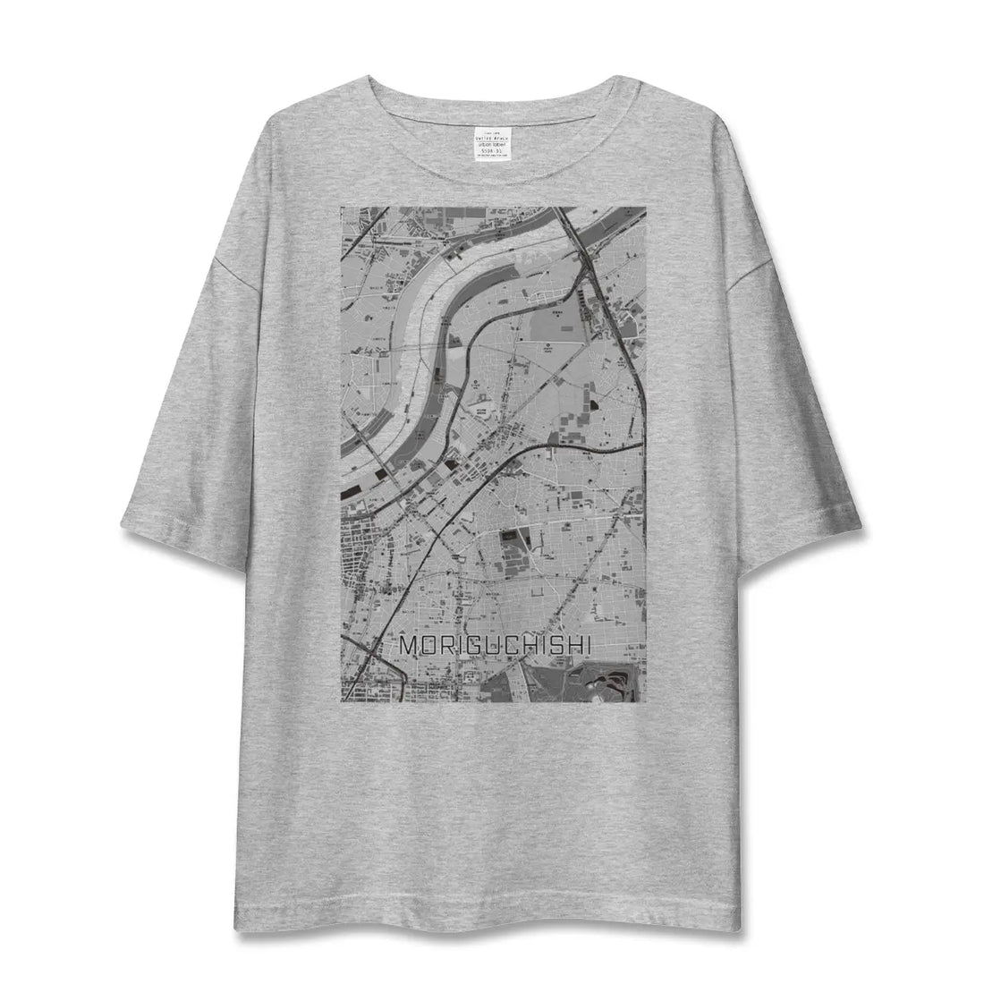 【守口市(大阪府)】地図柄ビッグシルエットTシャツ