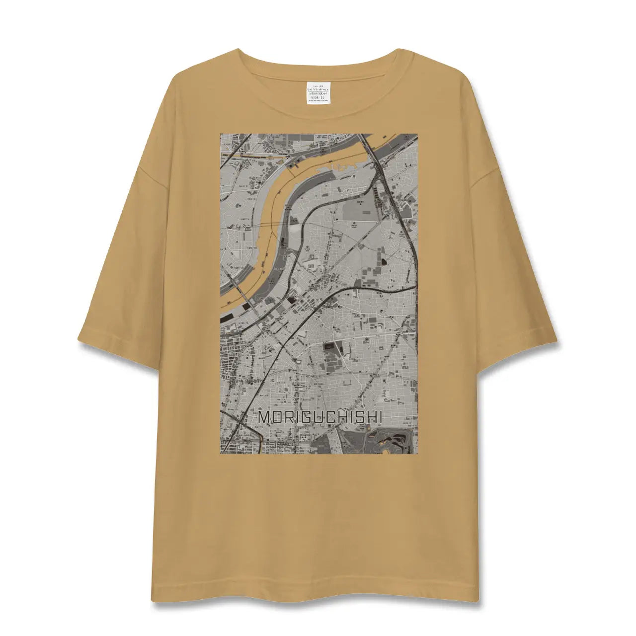 【守口市(大阪府)】地図柄ビッグシルエットTシャツ
