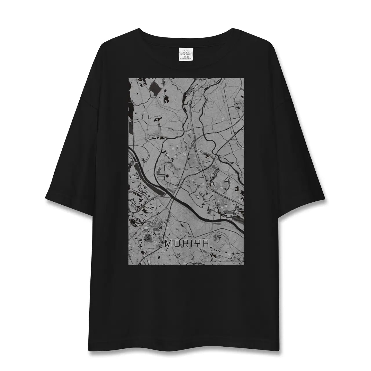 【守谷(茨城県)】地図柄ビッグシルエットTシャツ