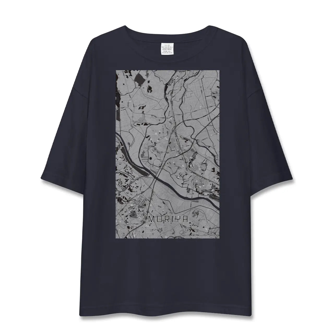 【守谷(茨城県)】地図柄ビッグシルエットTシャツ