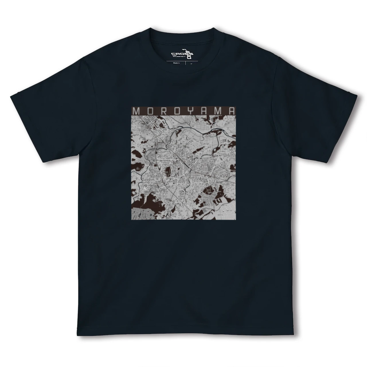 【毛呂山(埼玉県)】地図柄ヘビーウェイトTシャツ