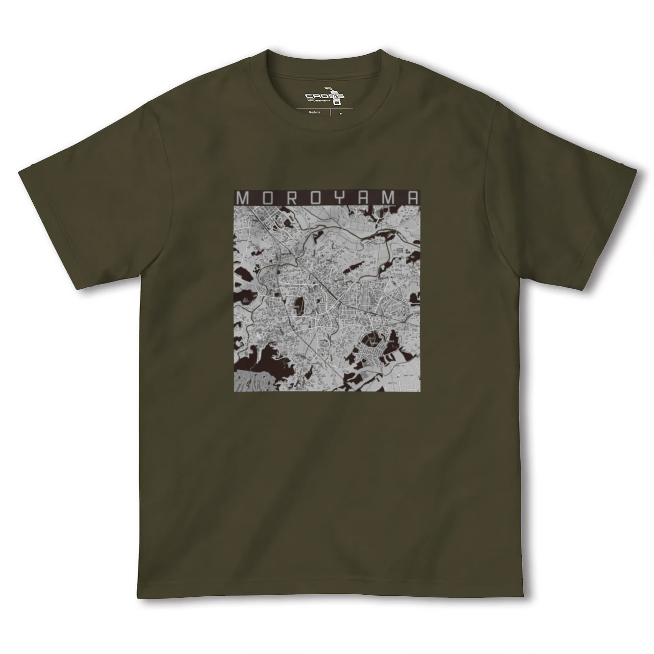 【毛呂山(埼玉県)】地図柄ヘビーウェイトTシャツ