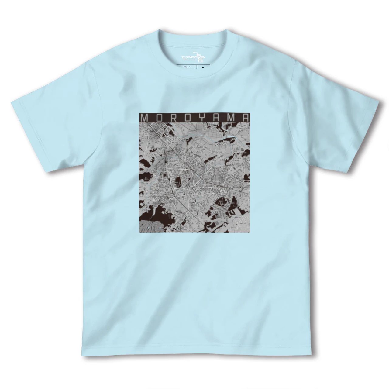 【毛呂山(埼玉県)】地図柄ヘビーウェイトTシャツ
