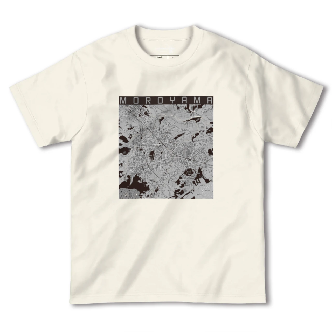 【毛呂山(埼玉県)】地図柄ヘビーウェイトTシャツ