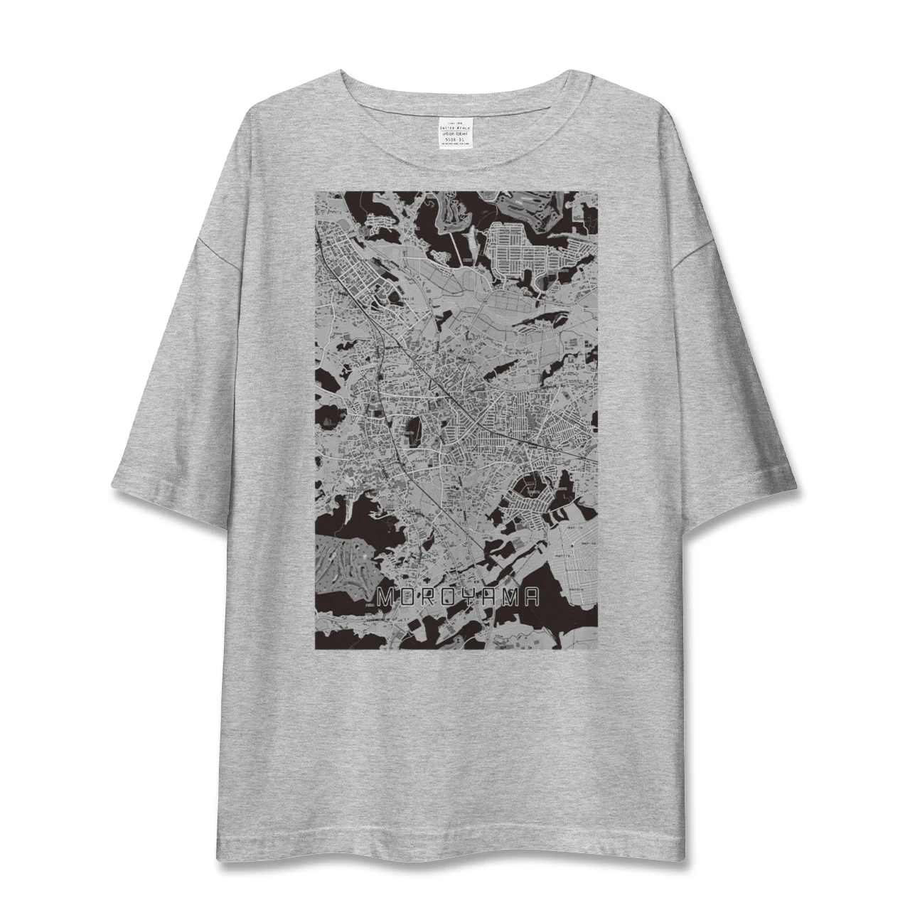 【毛呂山(埼玉県)】地図柄ビッグシルエットTシャツ