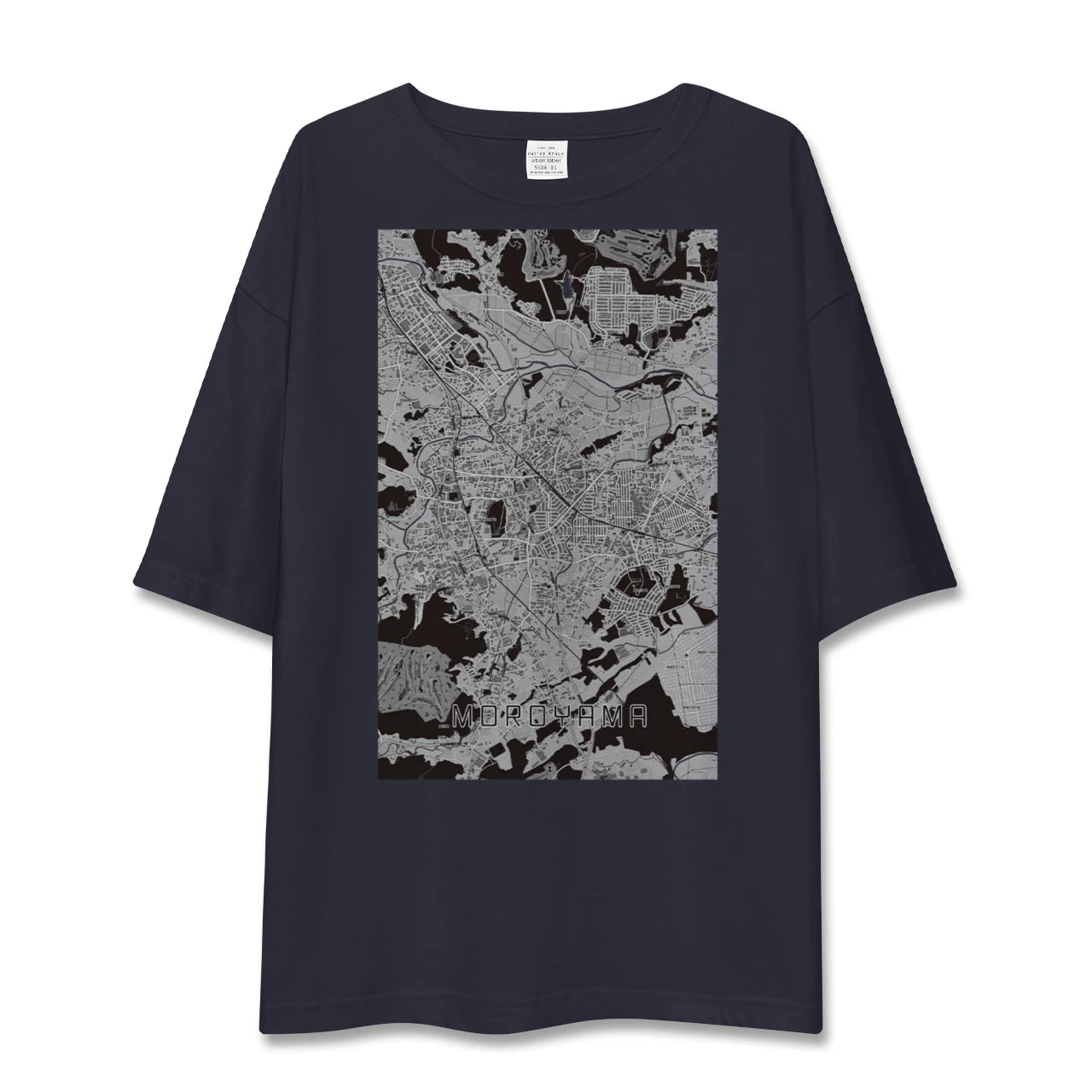 【毛呂山(埼玉県)】地図柄ビッグシルエットTシャツ