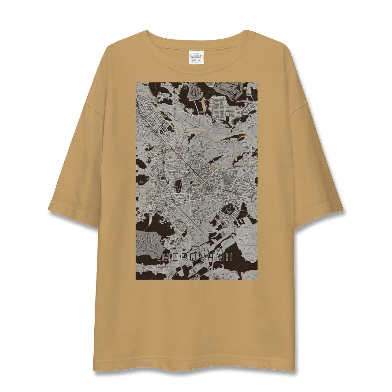 【毛呂山(埼玉県)】地図柄ビッグシルエットTシャツ